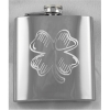 6oz Mirror Polish Custom Engraved Hip Flask