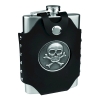 8 oz Flask with Skull & Cross Bones