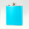 6oz Baby Blue Hip Flask